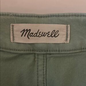 Madewell Light Green Pants